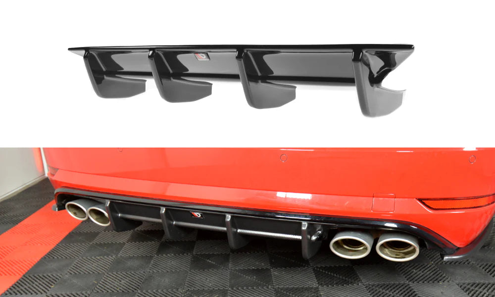 Maxton Designs Rear Diffuser Valance VW Golf Mk7.5 R Wagon (Facelift)