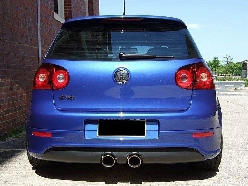 Maxton Design VW Golf Mk5 R32 Rear Bumper Valance With R32 Exhaust Holes - No Reflective lights