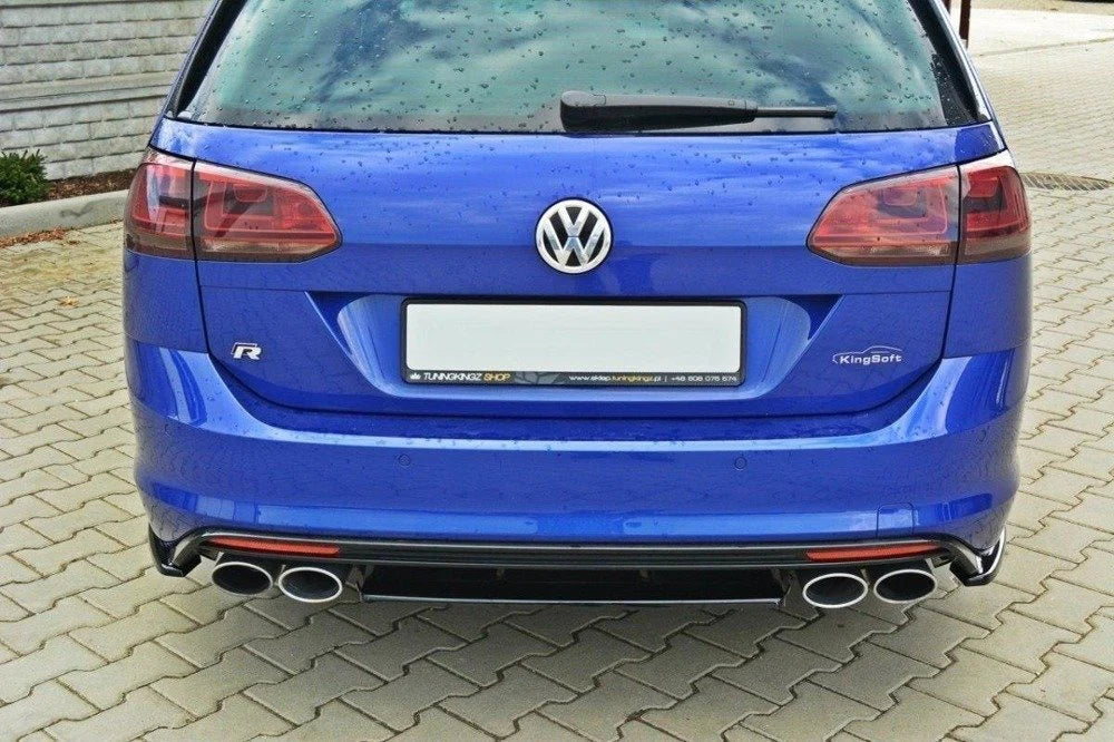 Maxton Designs VW Golf Mk7 R Wagon Central Rear Splitter