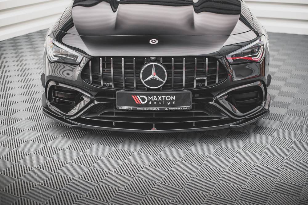 Maxton Design Mercedes CLA 45 AERO C118 Front Splitter V.3