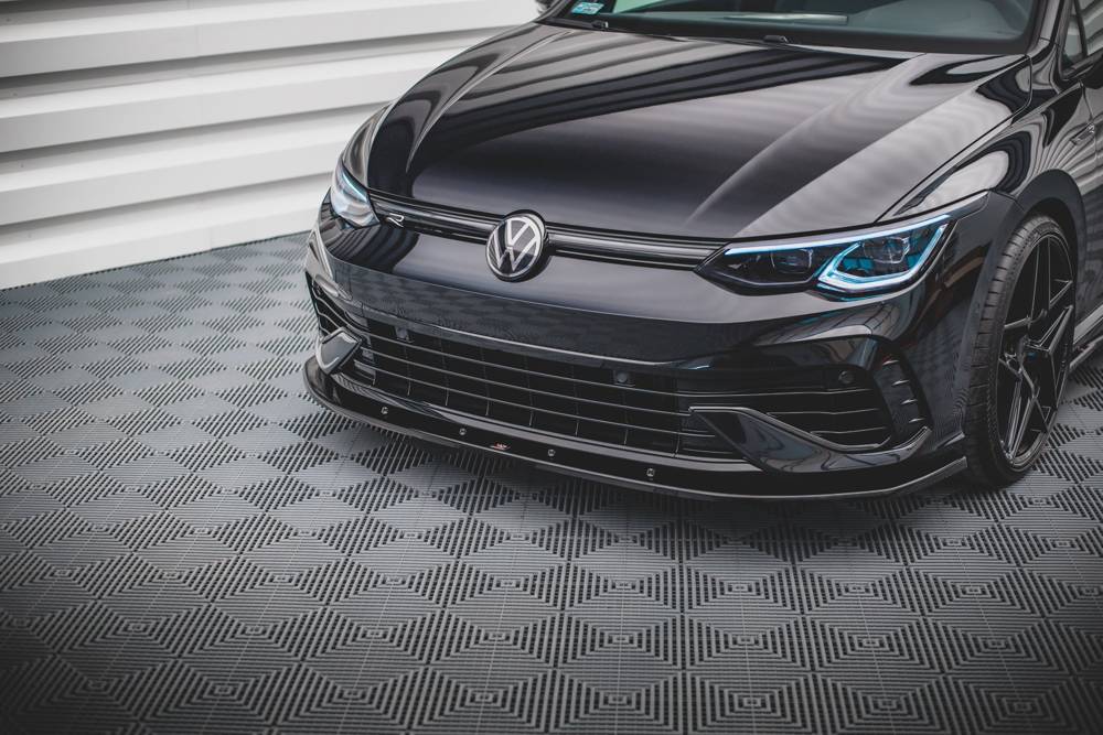 Maxton Design Front Splitter V.1 VW Golf Mk8 R Front Lip