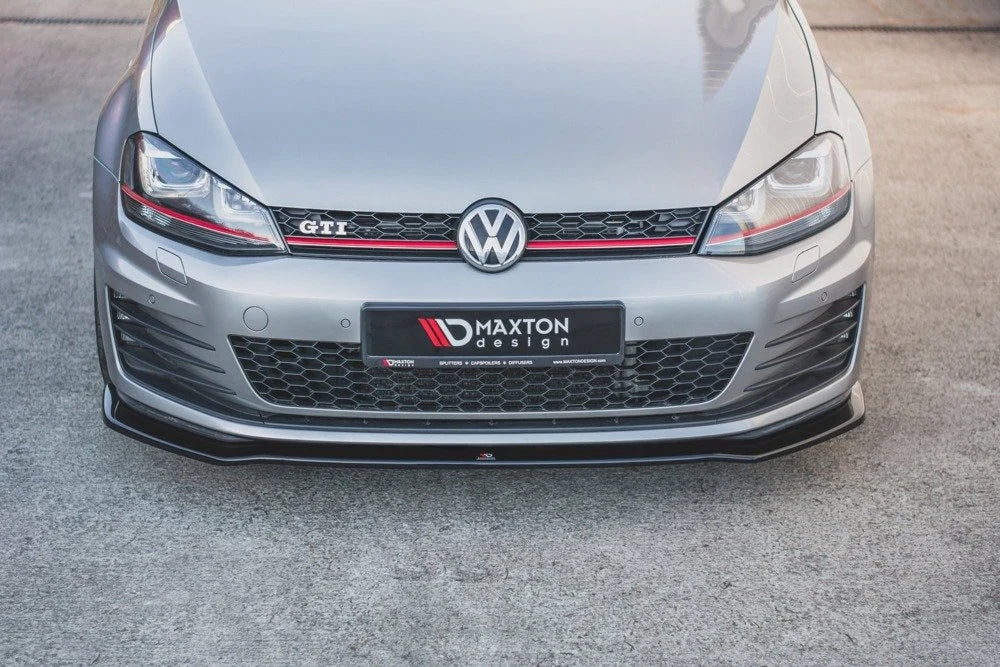 Maxton Designs Front Splitter V.2 VW Golf Mk7 GTI (Prefacelift) Front Lip