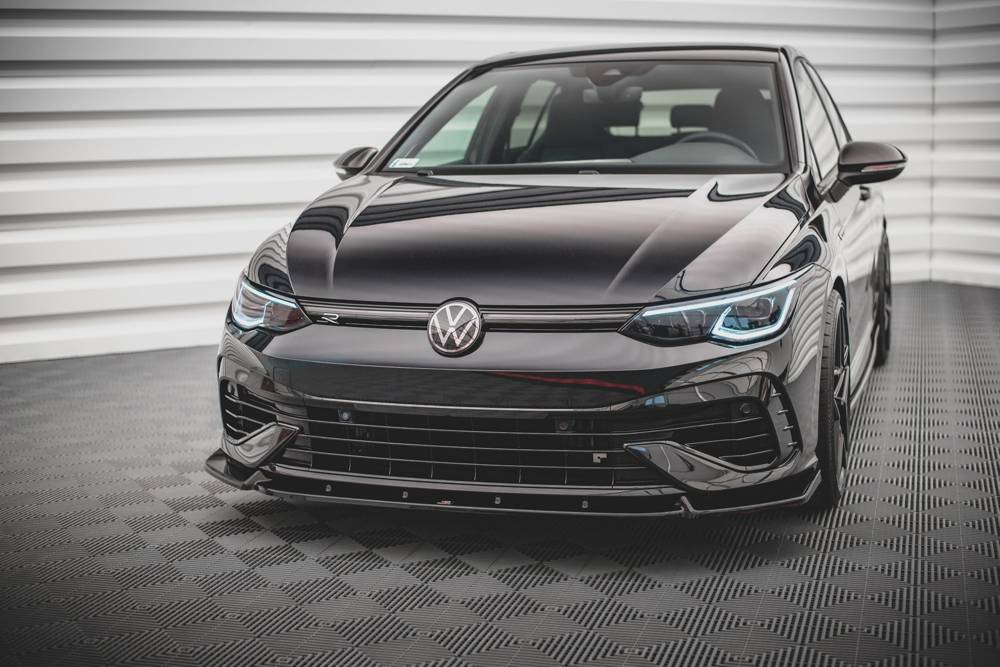 Maxton Design Front Splitter V.2 VW Golf Mk8 R Front Lip