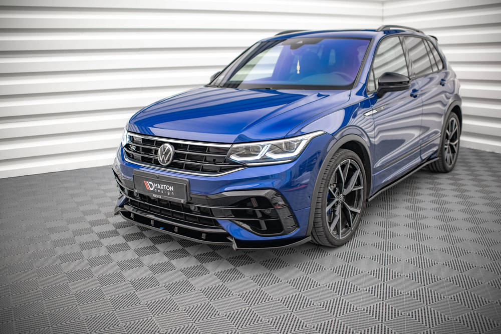 Maxton Design VW Tiguan MK2 R / R-Line Facelift Front Splitter Lip V.2