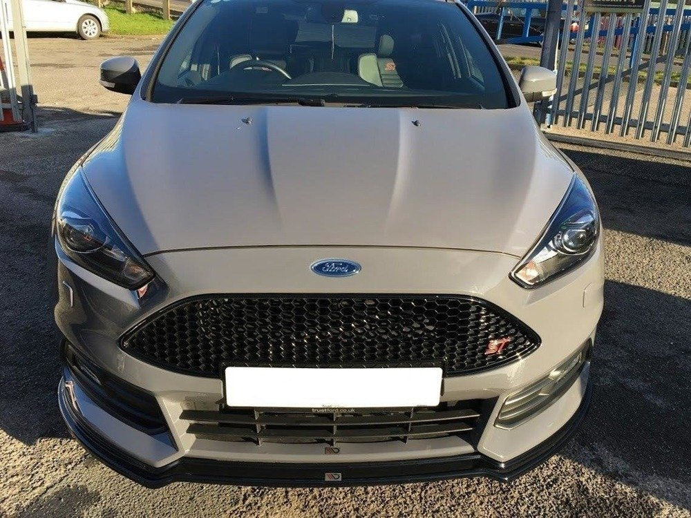 Maxton Design Front Ford Focus Mk 3 ST Front Splitter Lip (Facelift)