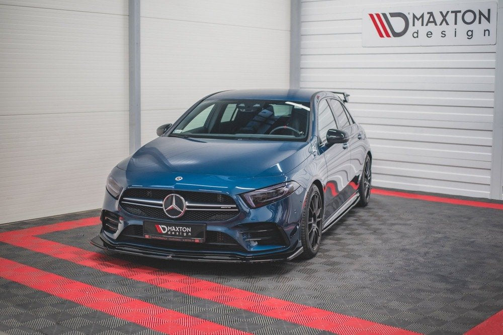 Maxton Design Front Splitter V.3 Mercedes A35 W177 Aero AMG Front Lip