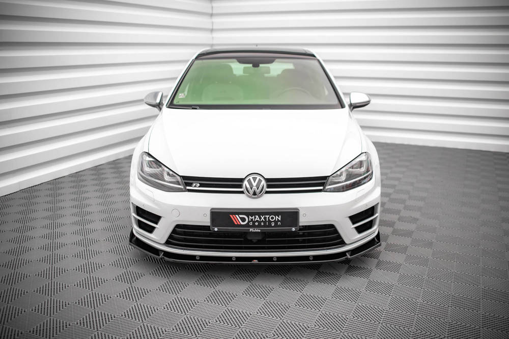 Maxton Designs Front Splitter VW Golf Mk7 R Ver4 (Prefacelift) Front Lip