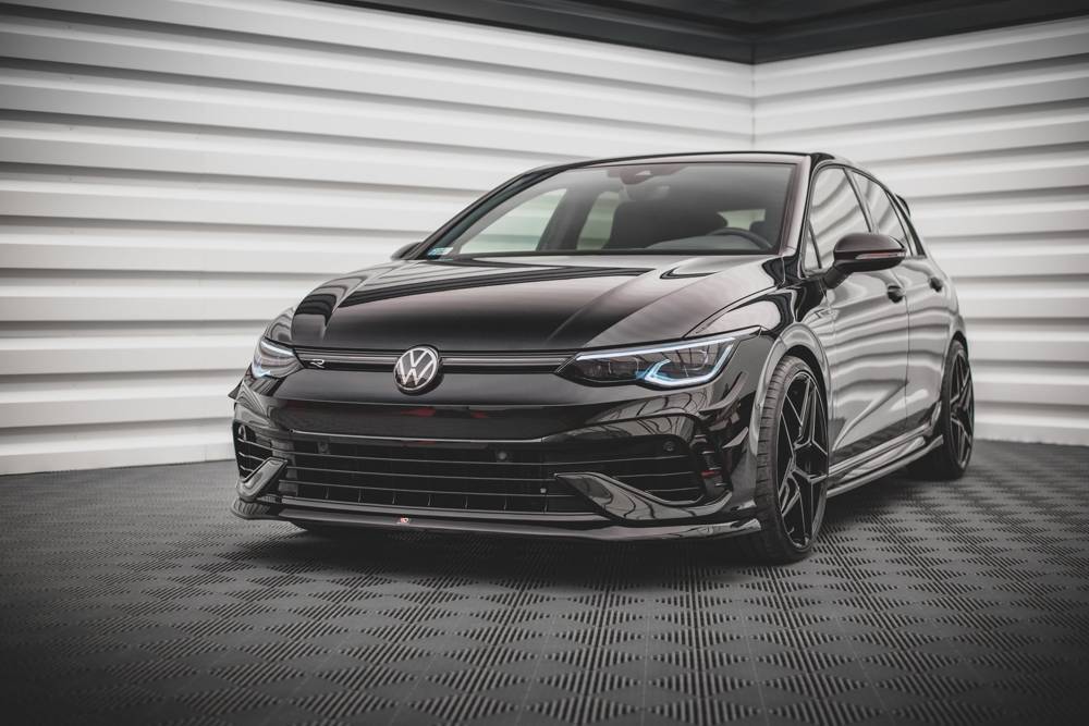 Maxton Design Front Splitter V.5 VW Golf Mk8 R Front Lip