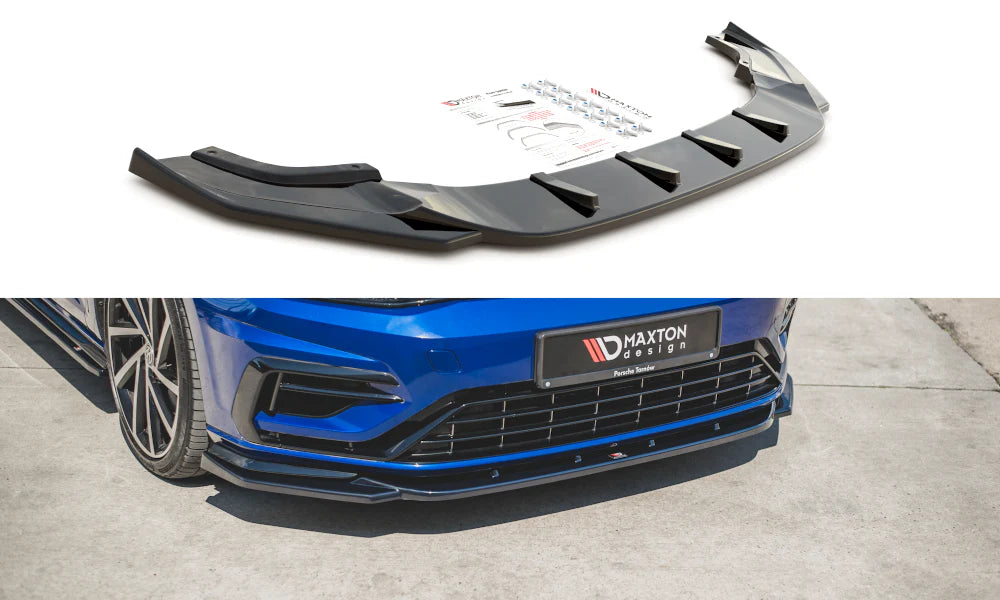 Maxton Designs Front Splitter VW Golf Mk7.5 R Ver9 (Facelift) Front Lip