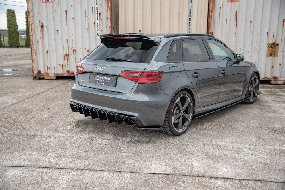 Maxton Design Rear Side Splitters v2 Audi RS3 8V Sportback