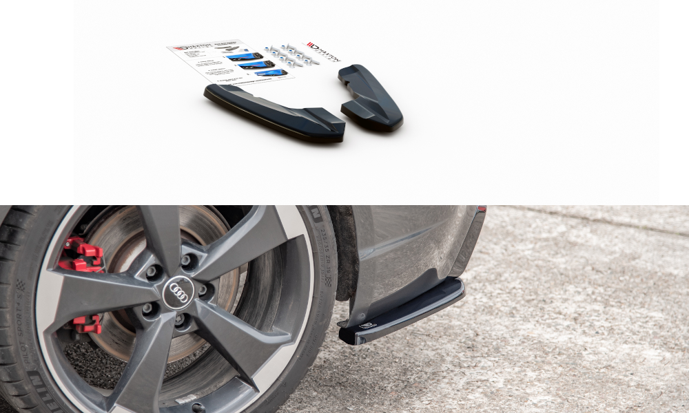 Maxton Design Rear Side Splitters v2 Audi RS3 8V Sportback