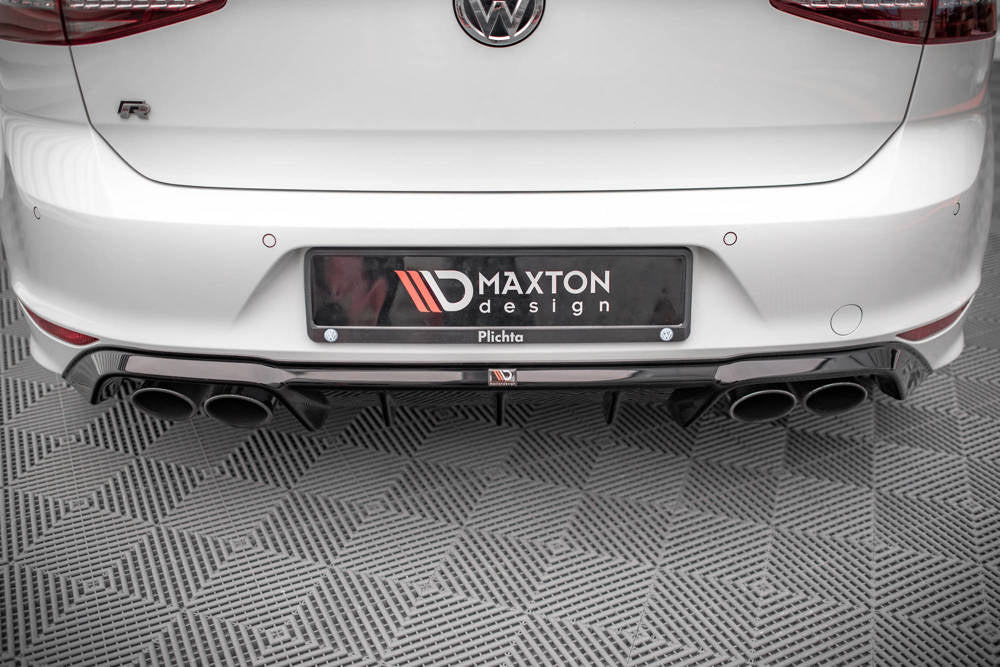 Maxton Designs Rear Diffuser Valance VW Golf Mk7 R (Prefacelift)