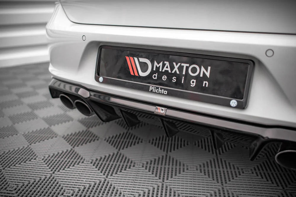 Maxton Designs Rear Diffuser Valance VW Golf Mk7 R (Prefacelift)