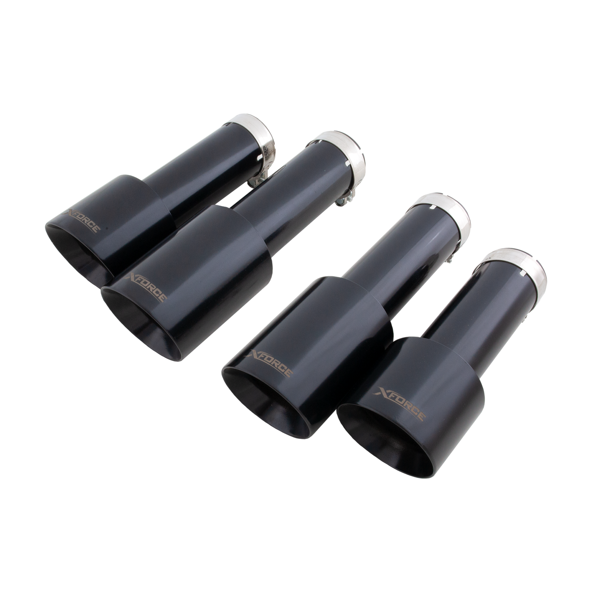 Xforce AUDI S3 8V Sedan Black Exhaust Tips