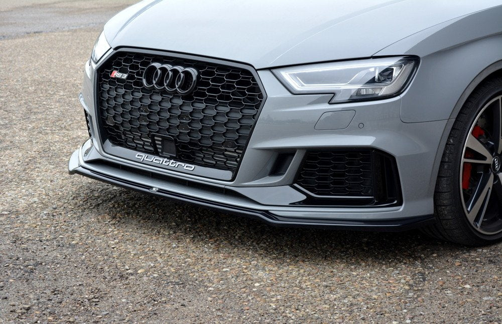 Maxton Design Audi RS3 Facelift Sedan Front Splitter Lip V2