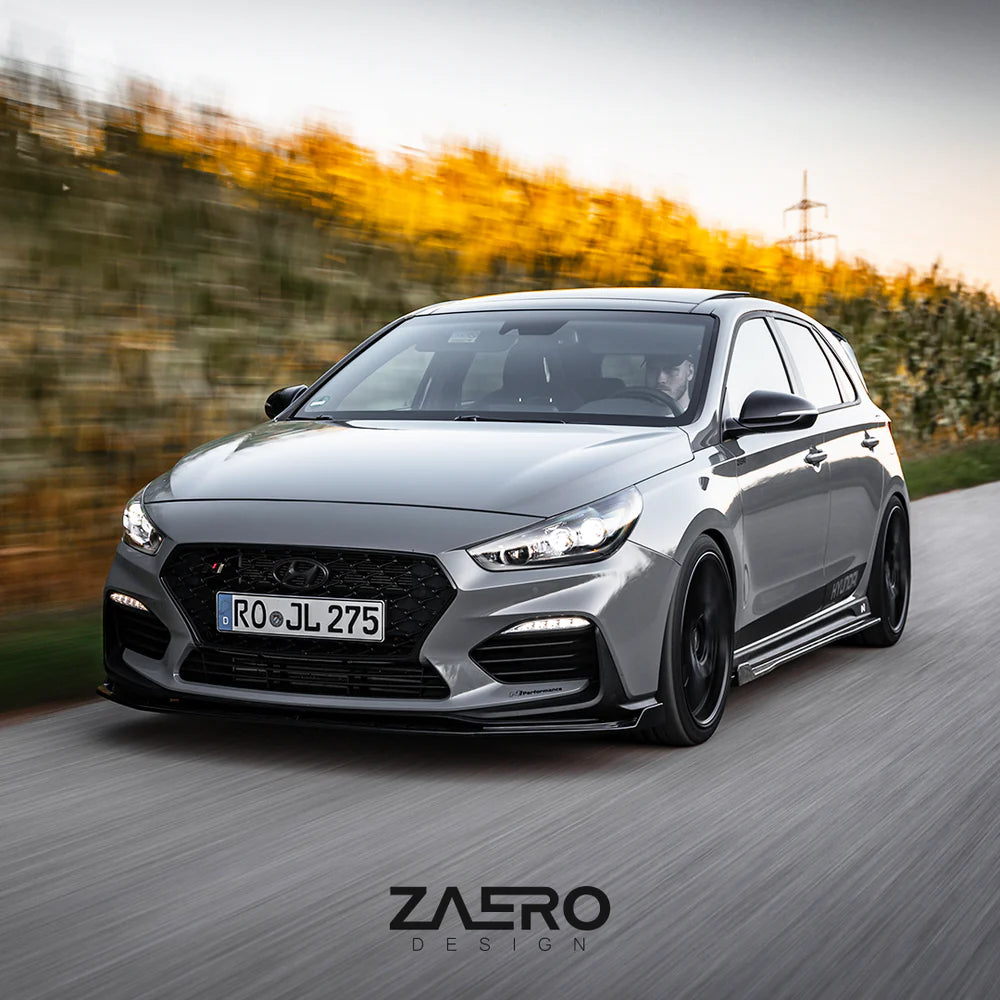 Zaero Designs EVO-1 - Front Lip/Splitter for Hyundai i30N Hatch/Fastback