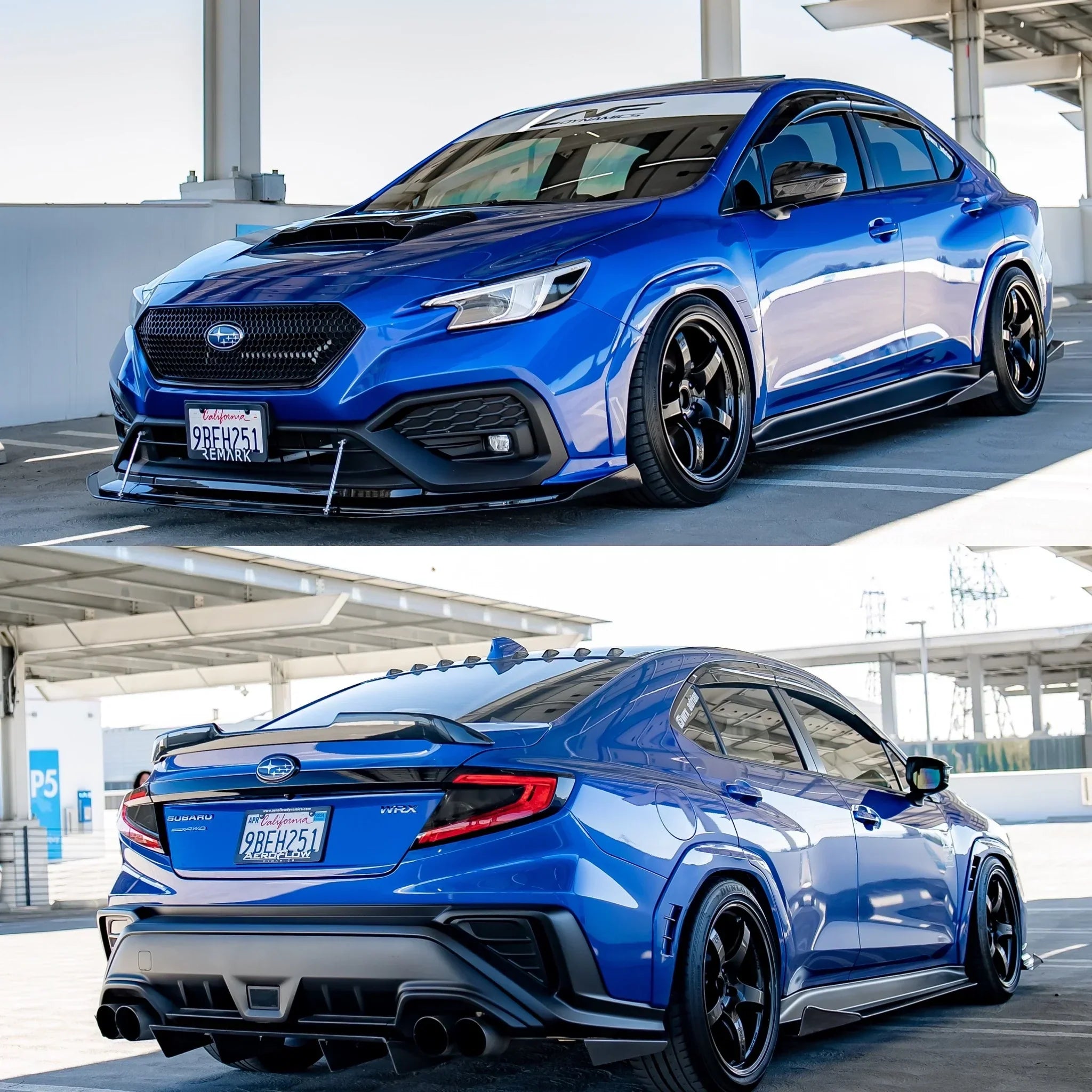 Aeroflow Dynamics S-Spec Paint Matched Fender Flares (+10mm) For Subaru WRX VB 2022-2025 [Paint Matched]