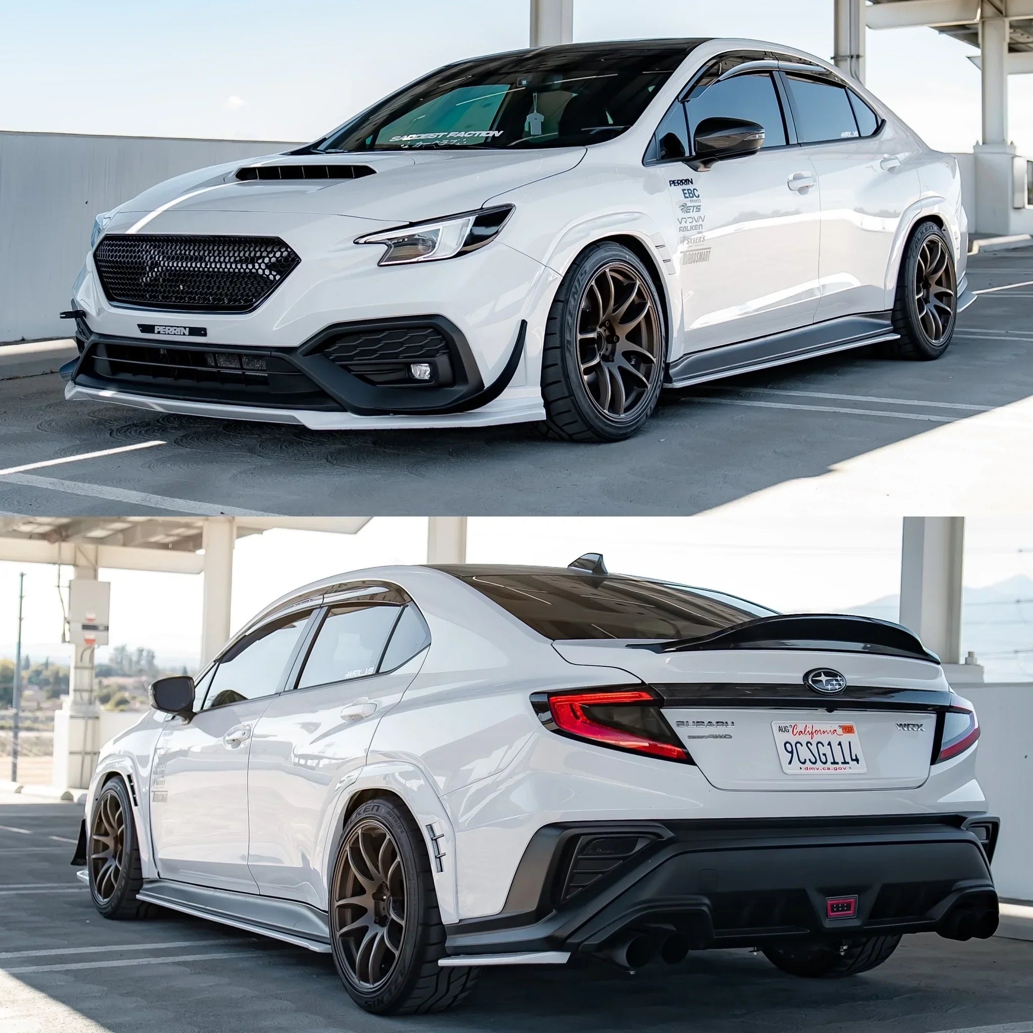 Aeroflow Dynamics S-Spec Paint Matched Fender Flares (+10mm) For Subaru WRX VB 2022-2025 [Paint Matched]