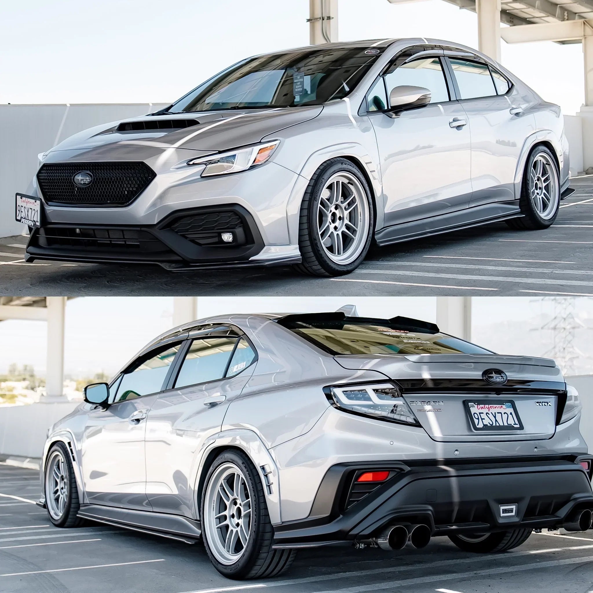 Aeroflow Dynamics S-Spec Paint Matched Fender Flares (+10mm) For Subaru WRX VB 2022-2025 [Paint Matched]