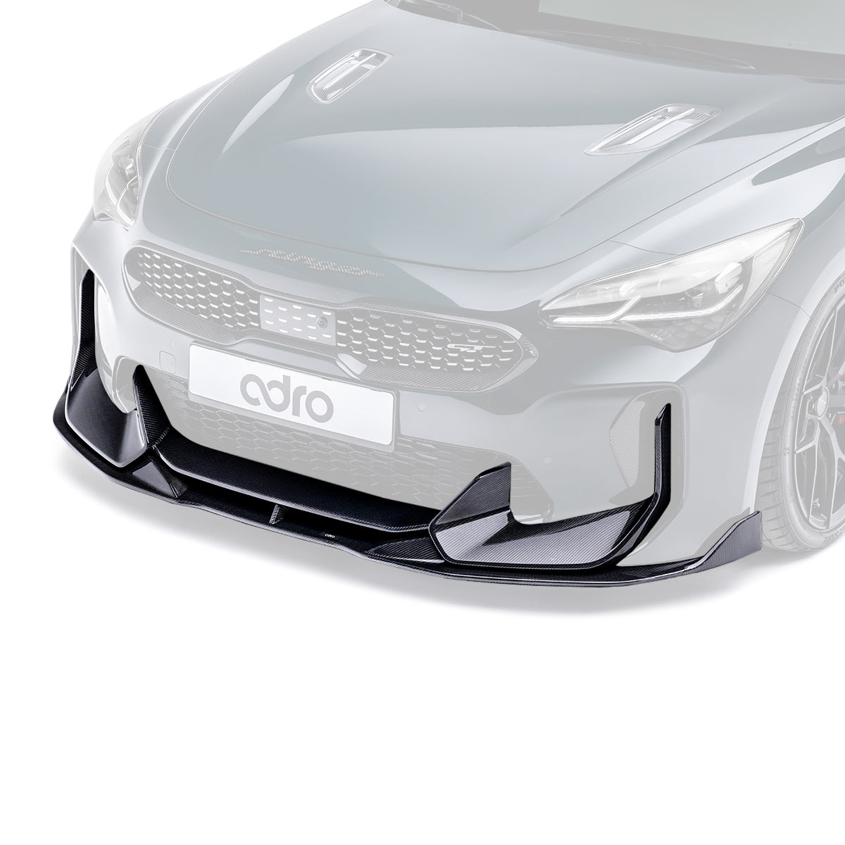 ADRO Kia Stinger Carbon Fiber Front Lip Final Edition 2018-2023