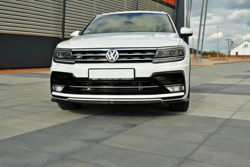 Maxton Designs VW Tiguan Mk2 R-Line Front Splitter Lip