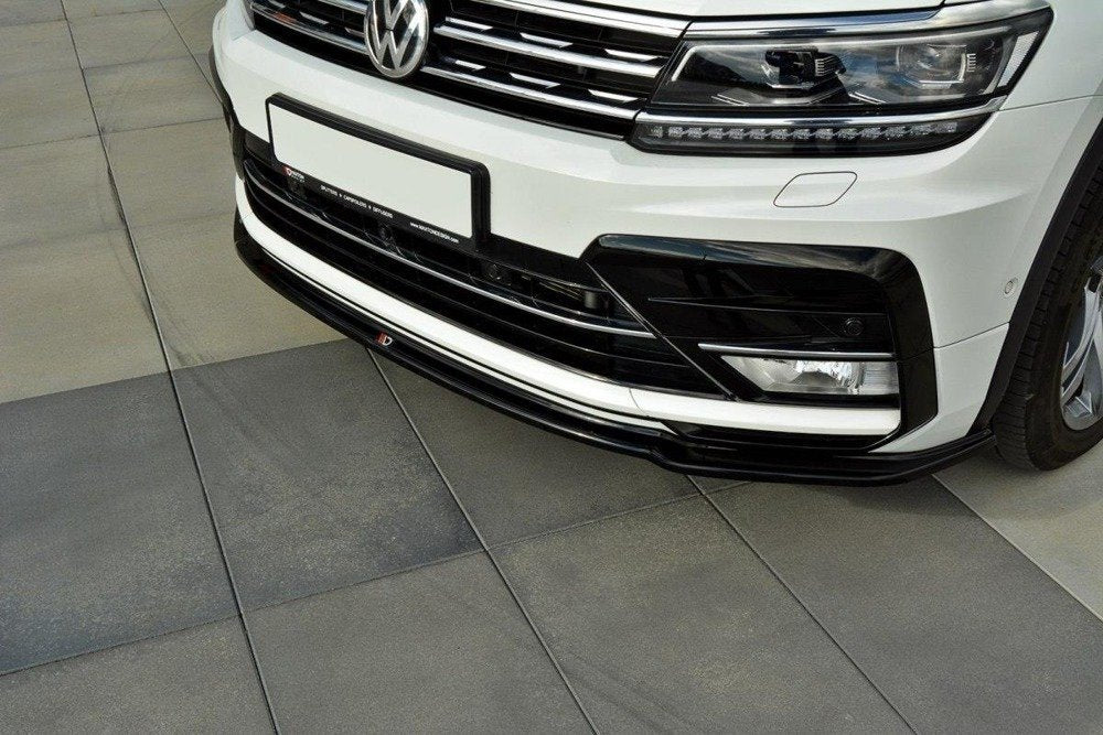 Maxton Designs VW Tiguan Mk2 R-Line Front Splitter Lip