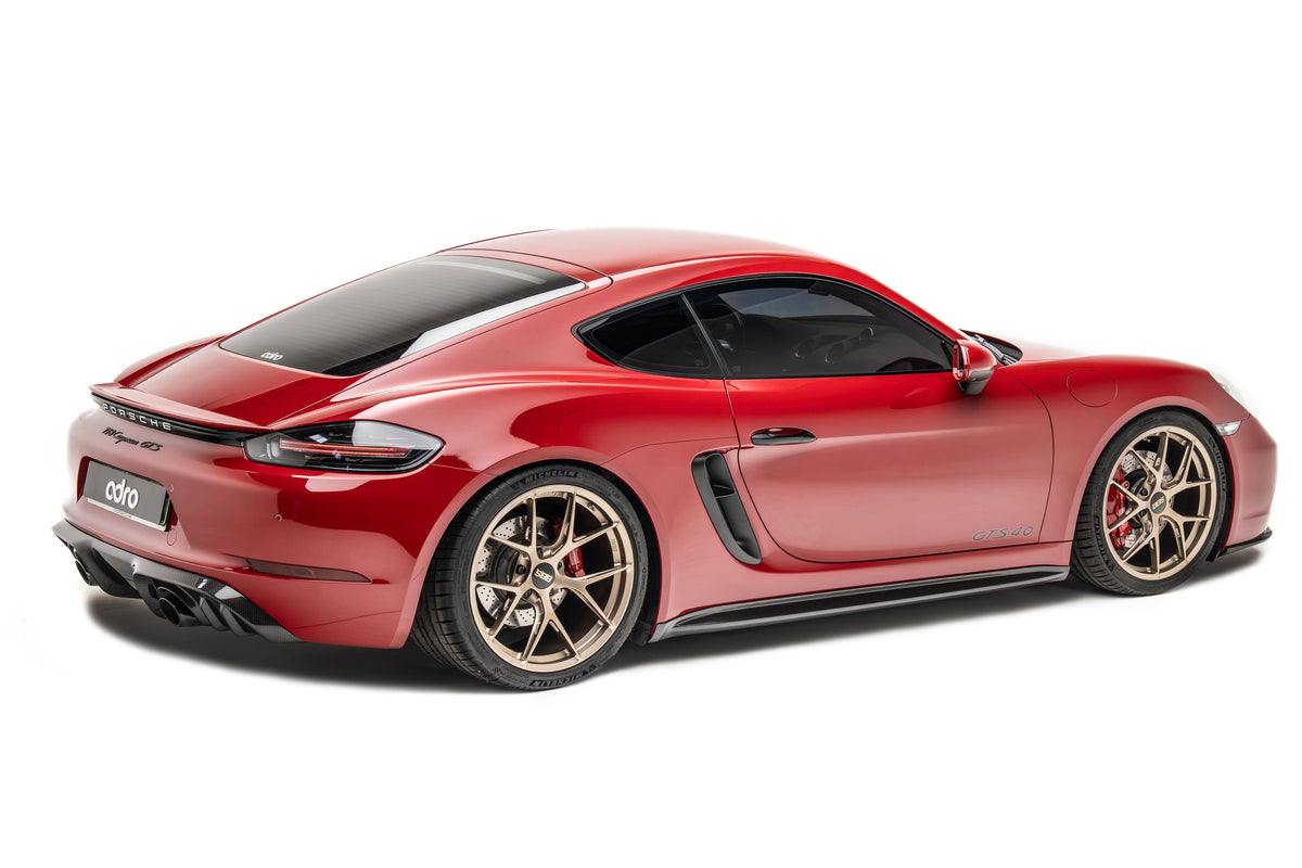 Pre Pregged Carbon Fiber Rear Diffuser for Porsche 718 Cayman/Boxster GTS,GTS 4.0,Spyder,GT4,GT4RS 981 982 2017-2025