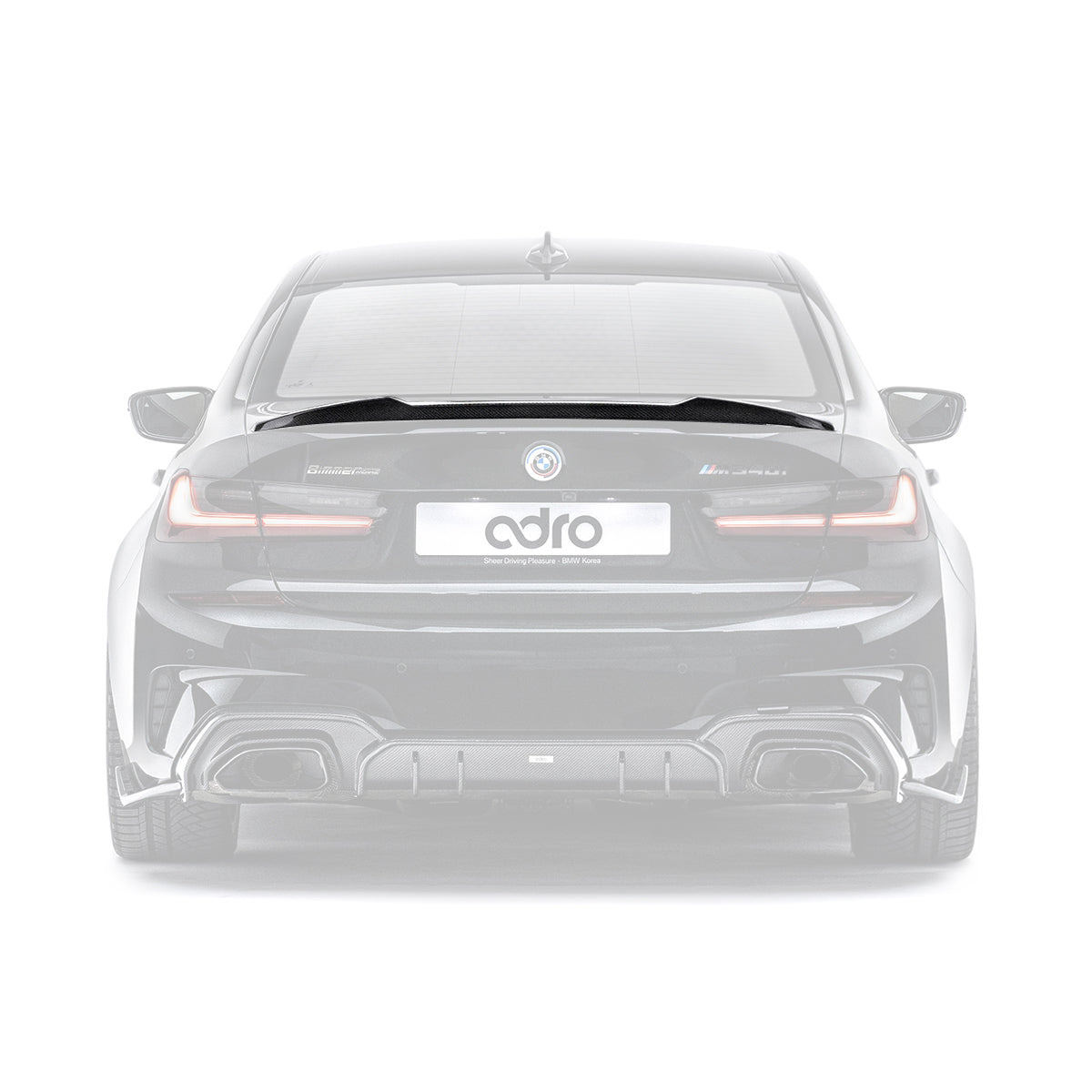 ADRO BMW G80 M3 / 3 Series G20 Dry Carbon Fiber Spoiler 2019+