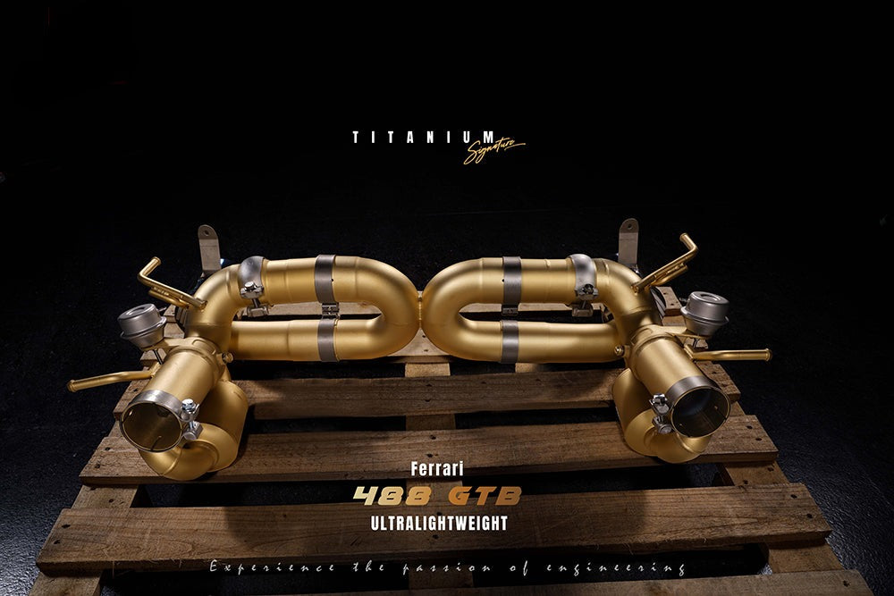 Fi Exhaust Valvetronic Exhaust System For Ferrari 488 GTB / Spider Titanium Signature Series 15-20