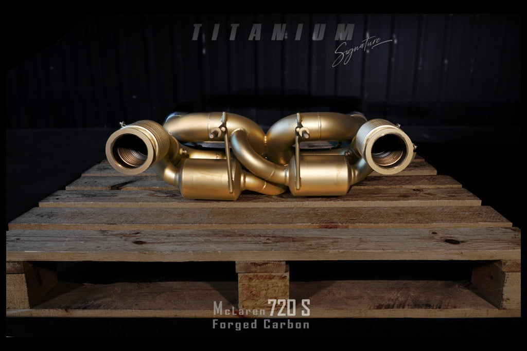 Fi Exhaust Valvetronic Exhaust System For Mclaren 720S OEM Compatible Version Titanium Signature Series 4.0TT V8 17+