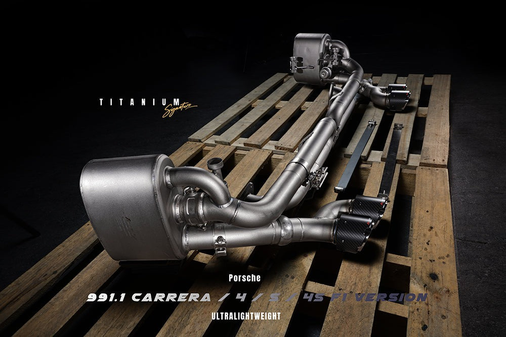 Fi Exhaust Valvetronic Exhaust System For Porsche 911 Carrera / S / 4 /4S F1 Version 991.1 Titanium Signature Series 11-15