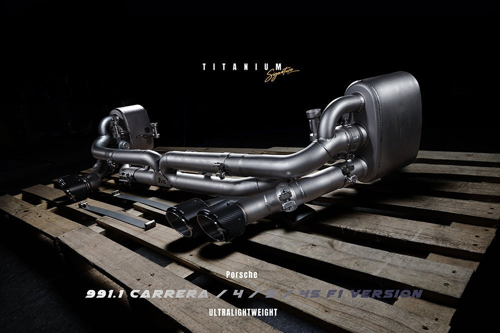 Fi Exhaust Valvetronic Exhaust System For Porsche 911 Carrera / S / 4 /4S F1 Version 991.1 Titanium Signature Series 11-15