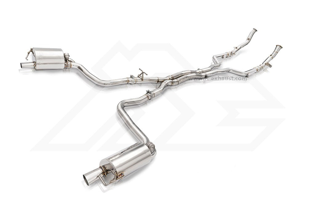 Fi Exhaust Valvetronic Exhaust System For Mercedes Benz AMG E43 Sedan / Estate W213 3.0TT M276 16-19