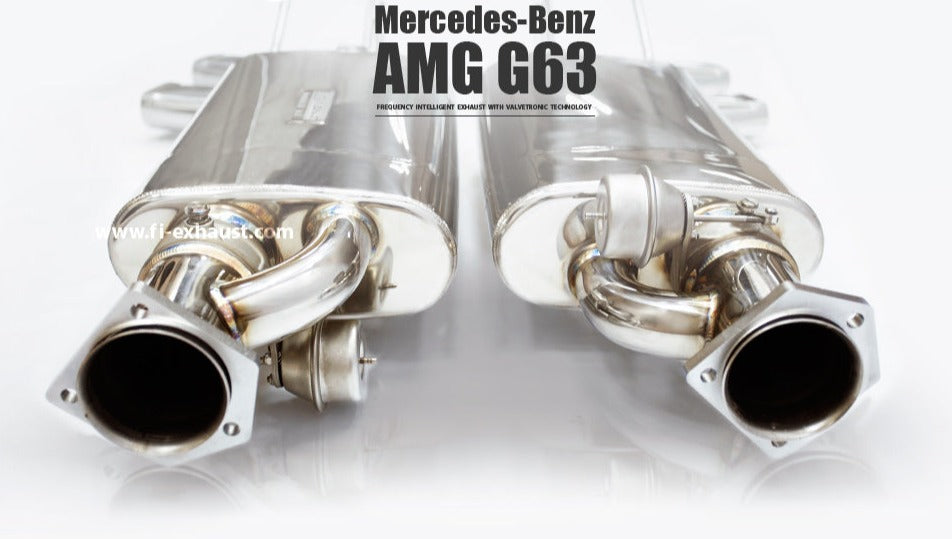 Fi Exhaust Valvetronic Exhaust System For Mercedes Benz AMG G63 Quad Tips W463 5.5TT M157 12-18