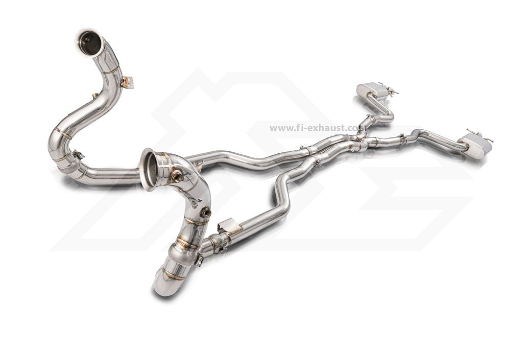 Fi Exhaust Valvetronic Exhaust System For Mercedes Benz AMG C63S W205 4.0TT M177 14-21
