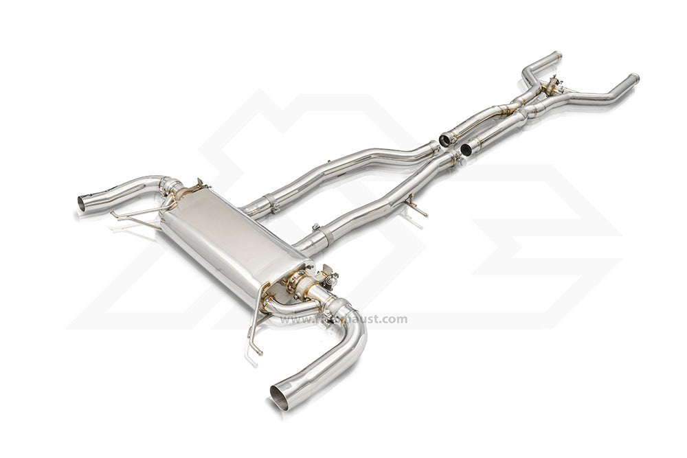 Fi Exhaust Valvetronic Exhaust System For Mercedes Benz AMG GLC63 X253 / C253 4.0TT M276 17+