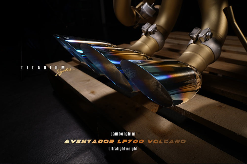 Fi Exhaust Valvetronic Exhaust System For Lamborghini Aventador Volcano Firetador Version Titanium Signature Series LP700-4 11+