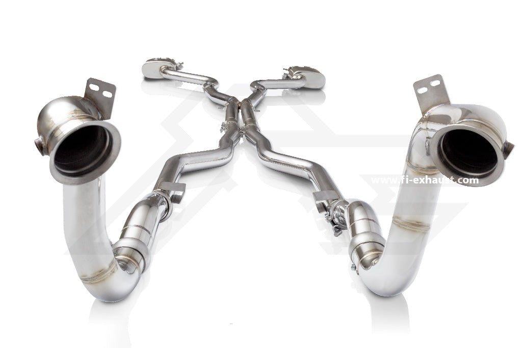 Fi Exhaust Valvetronic Exhaust System For Mercedes Benz AMG C63 W205 4.0TT M177 14-21